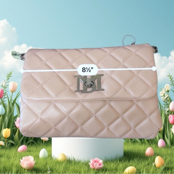 Badgley Mischka Pink/Blush Quilted Women's Bag, NWT✔️ - Picture 4 of 9